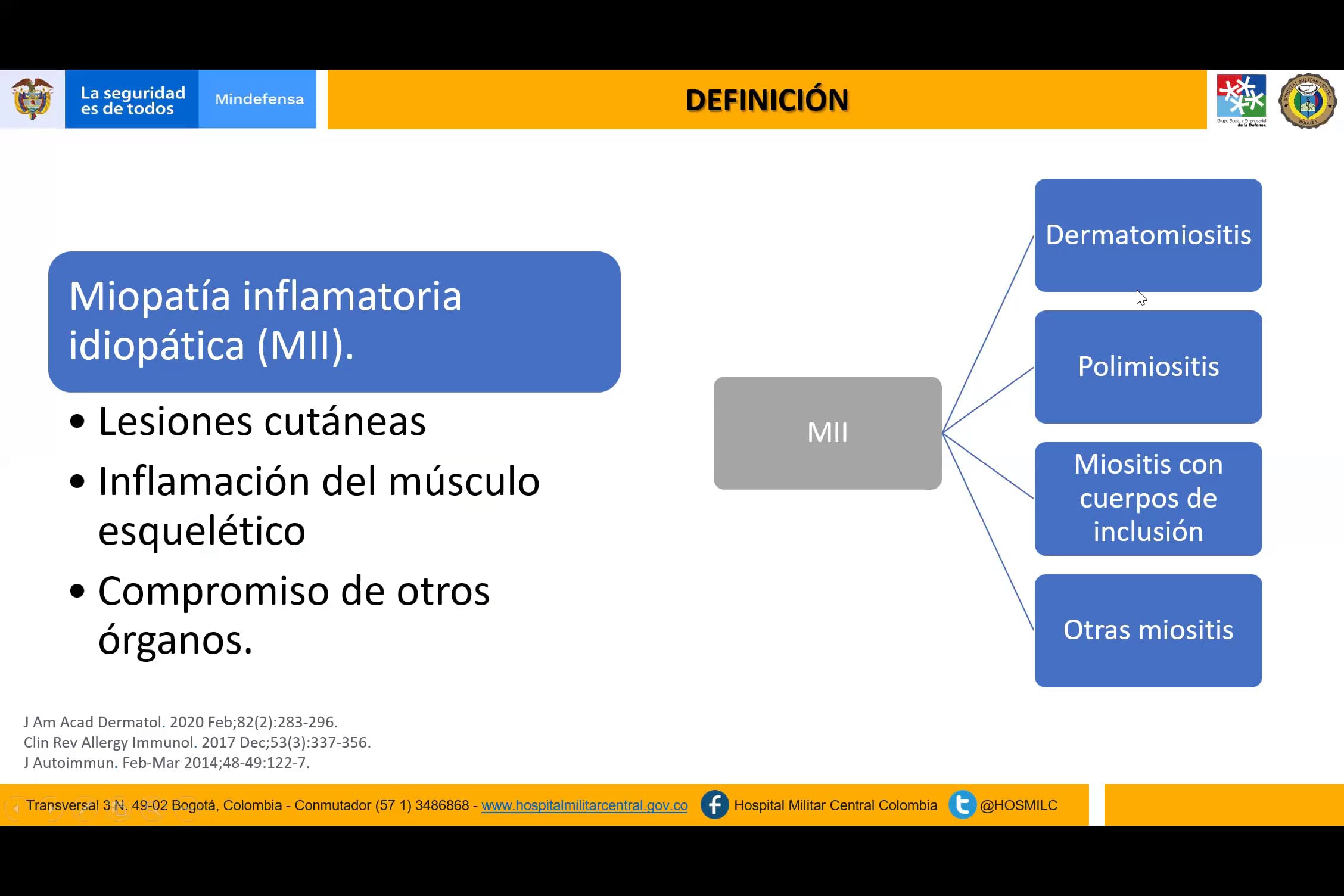 Espectro de manifestaciones cutáneas de la Dermatomiositis